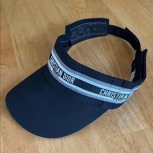 Dior Black Sporty Hat with Adjustable Band